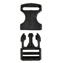 Fecho De Engate Rápido Preto Para Fitas 25mm 30 Unidades Fecho De Engate Rápido Preto Para Fitas 25mm 30 Unidades