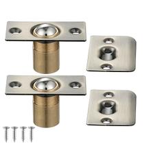 Fecho de esfera para armário JQK em aço inoxidável, bronze antigo, kit com 2 unidades Fecho de esfera para armário JQK em aço inoxidável, bronze antigo, kit com 2 unidades