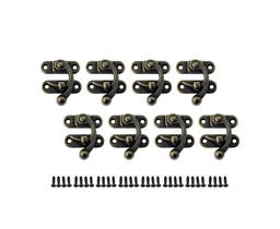 Fecho de gancho QCAA em liga fundida de zinco 30x34 mm, pacote com 8