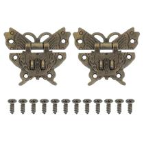Fecho de metal para caixa de madeira PATIKIL 5,2 x 6 cm bronze 2 peças Fecho de metal para caixa de madeira PATIKIL 5,2 x 6 cm bronze 2 peças