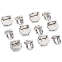 Fecho de Metal Pressão Círculo - 6 Unidades