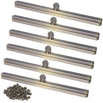 Fecho de moldura de bolsa BUTUZE, fecho de metal de 19 cm, 6 peças