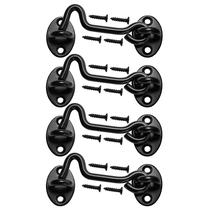 Fecho de Porta Klurent 10 cm (4") em Metal Resistente à Ferrugem, Kit com 4 Unidades
