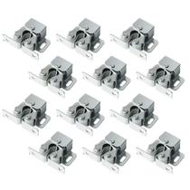 Fecho de porta para armário Alise com rolete de esfera dupla em aço, kit com 12 unidades Fecho de porta para armário Alise com rolete de esfera dupla em aço, kit com 12 unidades