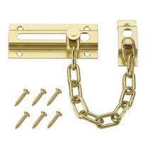 Fecho de Porta Pega Ladrao Segurança Dourado com Corrente