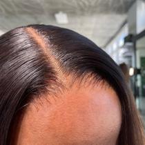 Fecho de renda ASHINE Body Wave Straight Human Hair 50cm