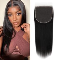 Fecho de renda BEEOS 6x6 HD 16cm de cabelo humano liso com cabelo de bebê Fecho de renda BEEOS 6x6 HD 16cm de cabelo humano liso com cabelo de bebê