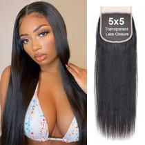 Fecho de renda Hotlulana Transparent HD Lace Silky Straight