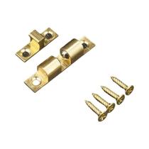 Fecho De Toque Ajustável Em Latão Sólido Para Portas De Armário Com Trava De Esfera Com Mola E