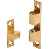 Fecho Dupla Esfera para Portas e Gavetas 49x9x11mm Latão Hafele