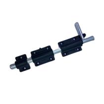 Fecho ferrolho porta portao buzio c/furo p/cadeado aluminio brilhante 20cm/200mm Fecho ferrolho porta portao buzio c/furo p/cadeado aluminio brilhante 20cm/200mm