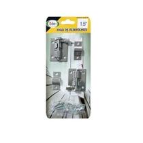 Fecho Ferrolho Zincado 1.5 2 Unidades - Idea