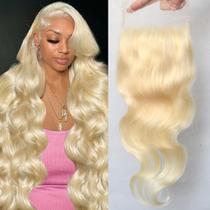 Fecho frontal de renda QTHAIR Russian Blonde 613 Body Wave 35-50g