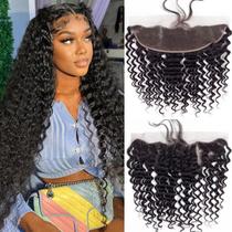Fecho frontal em renda Boopwine Deep Wave 30cm Brazilian