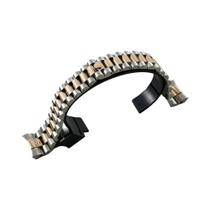 Fecho Glide Lock De 20mm NH35 Em Aço Inoxidável 904L Polido Escovado Para Pulseira Oyster Jubilee