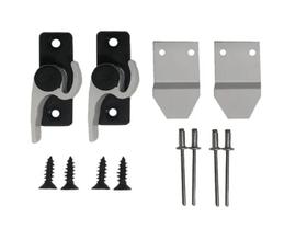 Fecho japones caracol trinco 751 d/e branco janela porta linha 16 ou 25 par