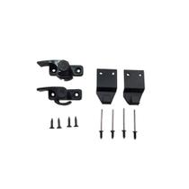 Fecho japones caracol trinco 751 d/e preto janela porta l- 16 / 25 par