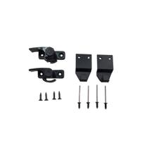 Fecho japones caracol trinco 751 d/e preto janela porta linha 16 ou 25 par