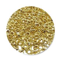 Fecho Lagosta Dourado ou Prata 10mm 12mm 15mm 20 unidades