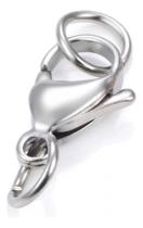 Fecho Lagosta Grande Aço Inox Corrente Pulseira Grossa Fecho Lagosta Grande Aço Inox Corrente Pulseira Grossa