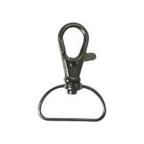 Fecho Lagosta Grande prata Para Fita De Até 2cm - 50 Unidades