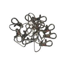 Fecho Lagosta Grande prata Para Fita De Até 2cm - 50 Unidades Fecho Lagosta Grande prata Para Fita De Até 2cm - 50 Unidades