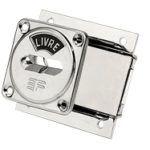 Fecho livre/ocupado zamac cromado 3f