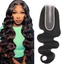 Fecho Lizourey Body Wave 2x6 HD Transparente 40cm