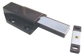 Fecho magnético de toque Sugatsune para portas grandes, marrom, pacote com 2