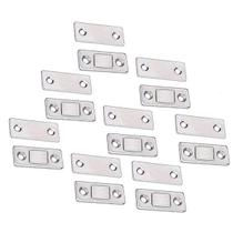 Fecho Magnetico Ima Inox Trava Fecha Armario Gaveta 8 Peças Porta Janela Forte Resistente Ultrafino Proteçao Segurança
