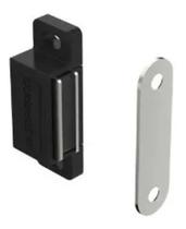 Fecho Magnetico Imã P/portas, Armários Preto 06 Pçs + Paraf