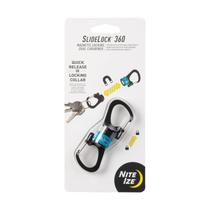 Fecho magnético Mosquetão Nite Ize SlideLock 360 azul