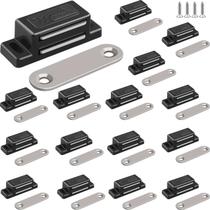 Fecho Magnético para Armário FNFAI Kit com 16 Unidades Preto Fecho Magnético para Armário FNFAI Kit com 16 Unidades Preto