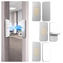 Fecho magnético para porta de armário fernfern, kit com 4 unidades, aço inoxidável Fecho magnético para porta de armário fernfern, kit com 4 unidades, aço inoxidável