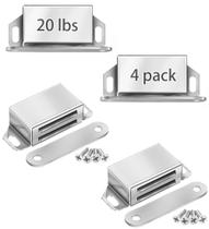 Fecho Magnético para Porta Onarway 4 Unidades 20 lb Aço Inoxidável
