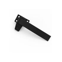 Fecho maxim-ar frontal 1018/4 4 furos sobrepor preto madeira e aluminio l42/gold al