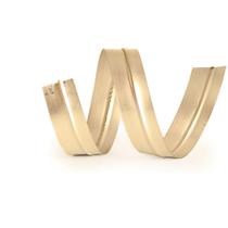 Fecho Metálico Dourado 4MM X 11CM - Pacote com 100 Unidades