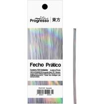 Fecho Metálico Nacarado 4 MMX 11 CM. Pacote com 100 Fecho Metálico Nacarado 4 MMX 11 CM. Pacote com 100