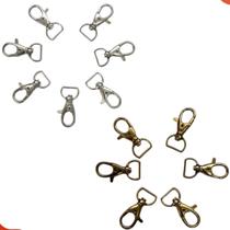 Fecho Mosquetao Base Reta 38mm Em Zamak Com 100 Peças