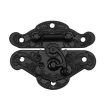 Fecho Oriental Grande Trabalhado 2 Peças Metal Decoração Caixas Artesanato