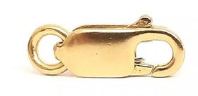 Fecho Ouro 18 Kilates 8 mm x 3 mm Peso 0.50 Gramas