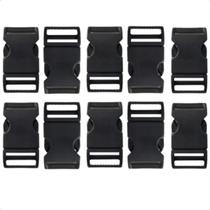 Fecho Para Alça Mochila 25mm Engate Rápido Kit 25 Unidades