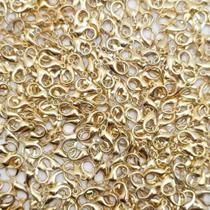 Fecho Para Bijuterias Dourada 12mm 50 Peças Pulseira Fecho Para Bijuterias Dourada 12mm 50 Peças Pulseira