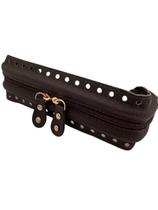 Fecho Para Bolsa Boca de Lobo com Couro Und