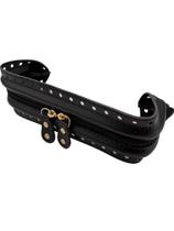 Fecho Para Bolsa Boca de Lobo com Couro Und