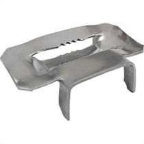 Fecho Para Fita De Aco Inox Fera Dentado 3/4'' X 1'' Pacote Com 100 Pecas