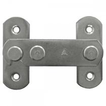 Fecho Para Janela Alianca Niquelado 75Mm - 81110 ./ Kit Com 10 Peças