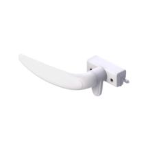 Fecho para Janela de Alavanca com Baguete Branco Alumiconte FEC600EEBC