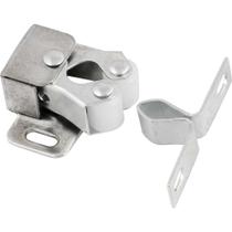 Fecho Para Móveis Vonder Com Rolete Aço Carbono Zincado Branco - Cartela Com 2 Unidades Fecho Para Móveis Vonder Com Rolete Aço Carbono Zincado Branco - Cartela Com 2 Unidades