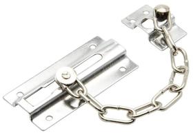 Fecho pega ladrão dourado e cromado - Brasfort